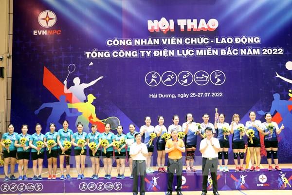 Bế mạc, trao giải Hội thao Tổng Công ty Điện lực miền Bắc năm 2022
