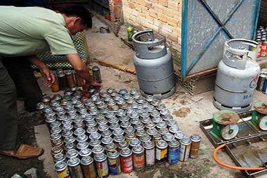 Xử lý vi phạm hành chính về ghi nhãn hàng hóa với các cơ sở khí hóa lỏng