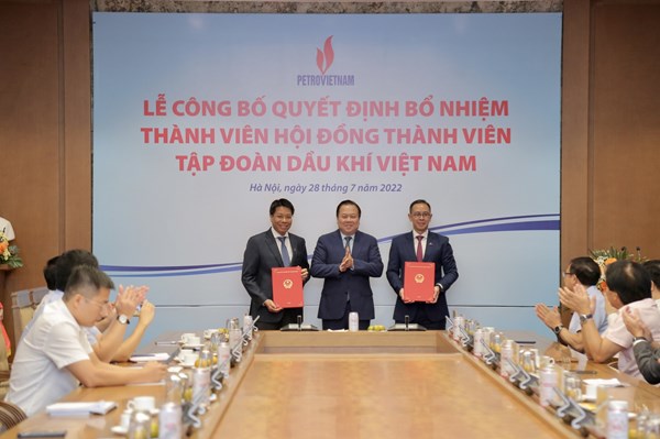 Bổ nhiệm 2 nhân sự mới Hội đồng thành viên Tập đoàn Dầu khí Việt Nam