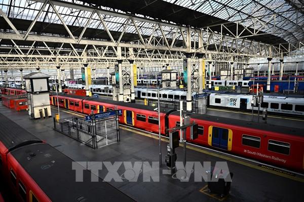 Nhân viên đường sắt ở Anh đình công lần thứ hai trong vòng 1 tuần