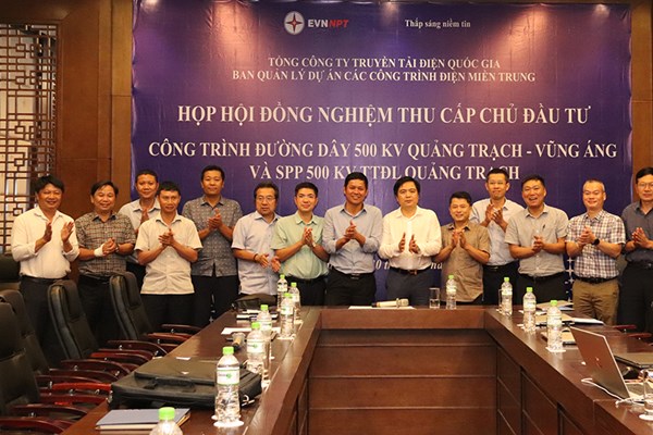 Đường dây 500 kV Vũng Áng - Quảng Trạch sẵn sàng đóng điện kỹ thuật