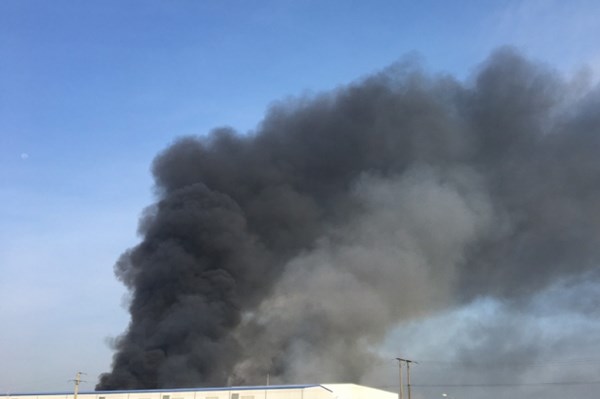 Cháy lớn ở Công ty cổ phần giấy Lửa Việt (Phú Thọ) 