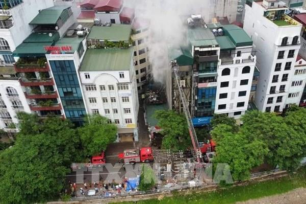 Trước khi hy sinh 3 cán bộ, chiến sỹ đã cứu được 8 người ra khỏi đám cháy