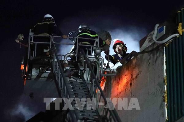 Truy tặng Huân chương Chiến công cho ba cán bộ, chiến sỹ công an hy sinh khi chữa cháy