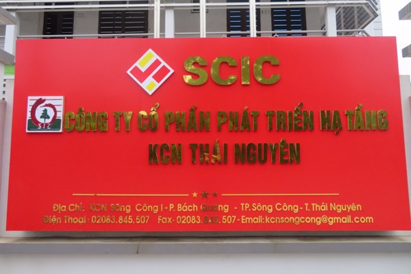SCIC đấu giá trọn lô cổ phần CTCP Phát triển hạ tầng Khu công nghiệp Thái Nguyên