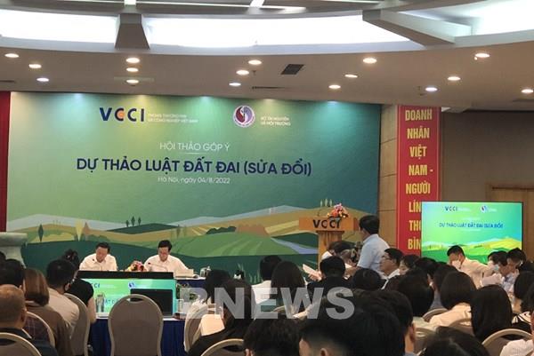 Tiếp tục hoàn thiện dự thảo Luật Đất đai (sửa đổi)