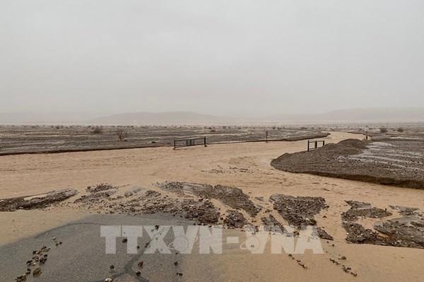 Mỹ sơ tán những người bị mắc kẹt do lũ quét ở Công viên quốc gia Death Valley