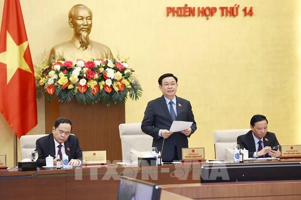 Khai mạc Phiên họp thứ 14 của Ủy ban Thường vụ Quốc hội