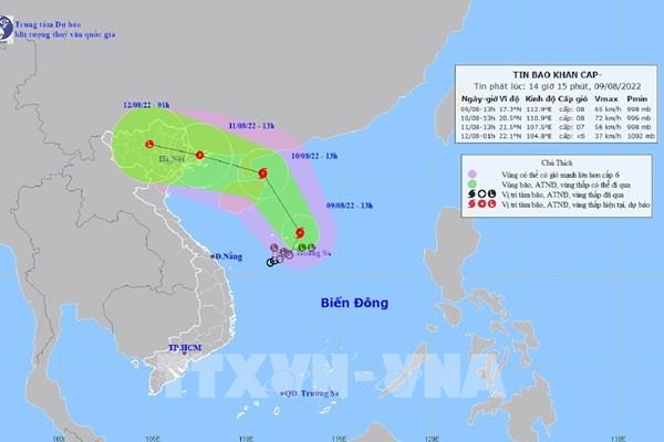 Bão số 2 có khả năng mạnh lên, hướng về Móng Cái