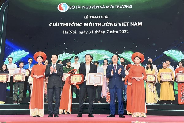Vinamilk Đà Lạt được vinh danh tại giải thưởng môi trường Việt Nam