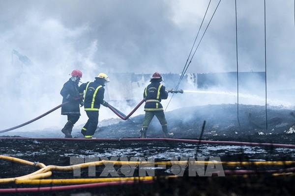 Cuba đã khống chế được vụ cháy kho chứa dầu