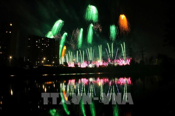 Ấn tượng Festival pháo hoa quốc tế Moskva 2022