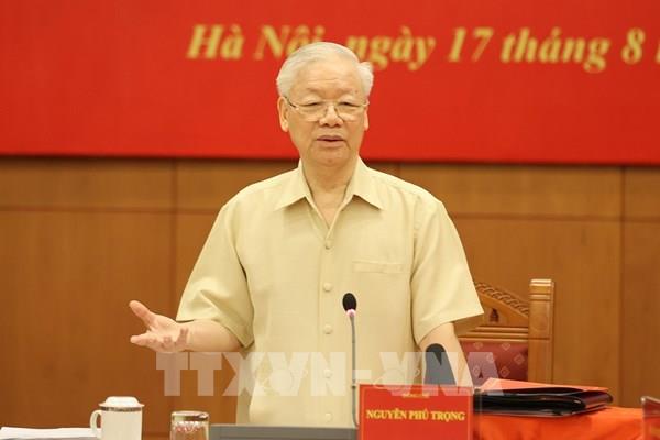 Tổng Bí thư Nguyễn Phú Trọng: Tiếp tục đẩy mạnh đấu tranh phòng, chống tham nhũng, tiêu cực, đáp ứng yêu cầu ngày càng cao trong giai đoạn mới