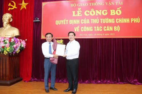Công bố quyết định bổ nhiệm Thứ trưởng Bộ GTVT Nguyễn Danh Huy