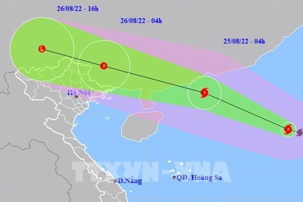Bão số 3 giật cấp 14, di chuyển theo hướng Tây Tây Bắc