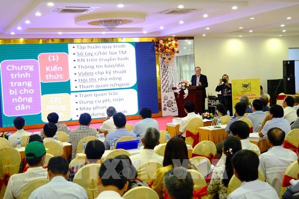 Canh tác lúa thông minh thích ứng với biến đổi khí hậu