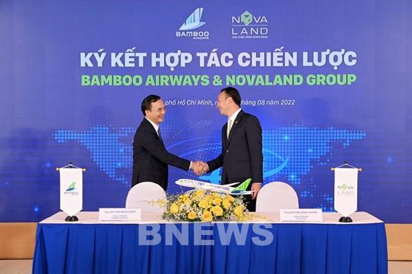 Bamboo Airways ký kết thoả thuận hợp tác chiến lược với Novaland