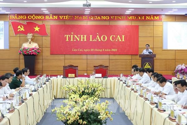 Thủ tướng: Lào Cai thúc đẩy để kinh tế cửa khẩu trở thành điểm đột phá về kinh tế của tỉnh và của vùng