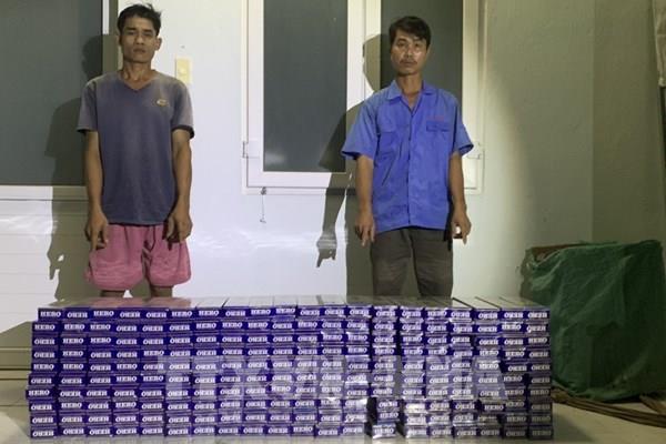 Biên phòng Tây Ninh phát hiện 2 vụ vận chuyển thuốc lá ngoại nhập lậu