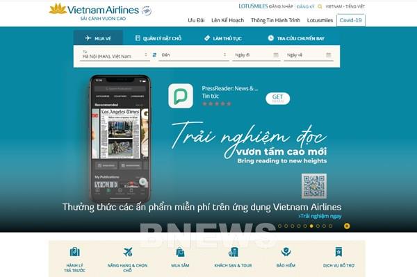 Vietnam Airlines ra mắt giao diện website và ứng dụng di động mới