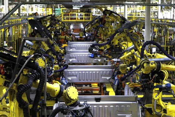 Xu hướng sử dụng robot trong sản xuất ở Bắc Mỹ