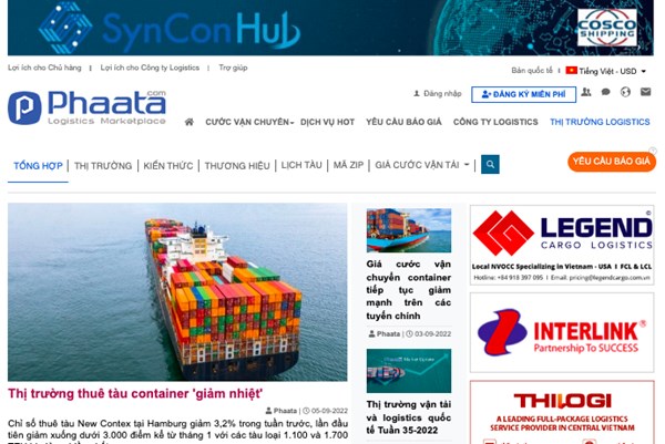 Kết nối giữa các chủ hàng và công ty cung cấp dịch vụ logistics lại gần hơn