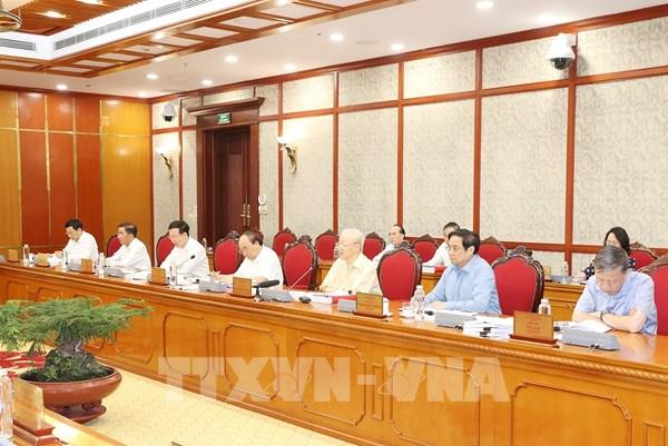 Tổng Bí thư Nguyễn Phú Trọng chủ trì họp Bộ Chính trị, Ban Bí thư cho ý kiến một số đề án