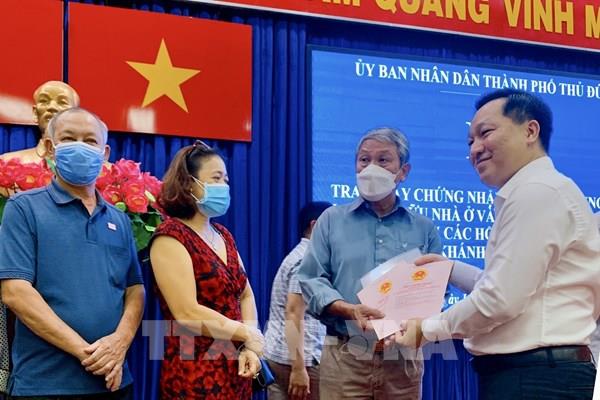 Người dân Thủ Thiêm nhận được nhà, đất tái định cư