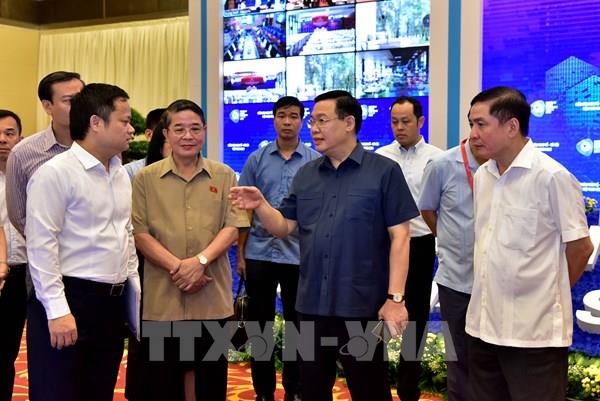 Chủ tịch Quốc hội kiểm tra công tác chuẩn bị tổ chức Diễn đàn Kinh tế - Xã hội Việt Nam 2022