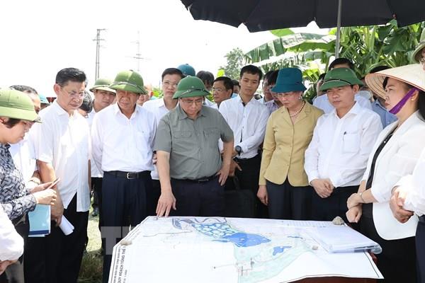 Thủ tướng kiểm tra, chỉ đạo tháo gỡ vướng mắc các dự án bệnh viện Trung ương tuyến cuối tại Hà Nam