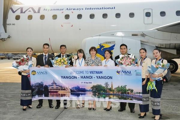 Hãng hàng không quốc tế Myanmar mở đường bay tới sân bay Nội Bài