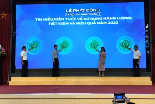 Phát động cuộc thi trực tuyến tìm hiểu kiến thức về sử dụng năng lượng tiết kiệm