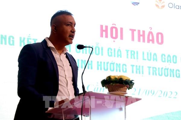 Có 10.000 hộ nông dân được hưởng lợi từ dự án chuỗi giá trị lúa gạo