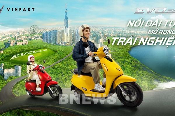VinFast chính thức nhận đặt cọc mẫu xe máy điện thông minh VinFast Evo200