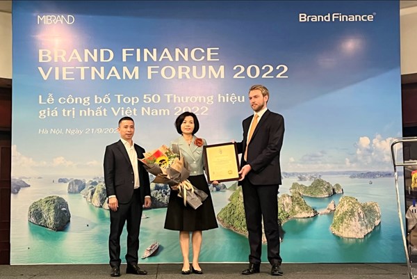  Vinamilk tiếp tục là thương hiệu thực phẩm có giá trị nhất Việt Nam