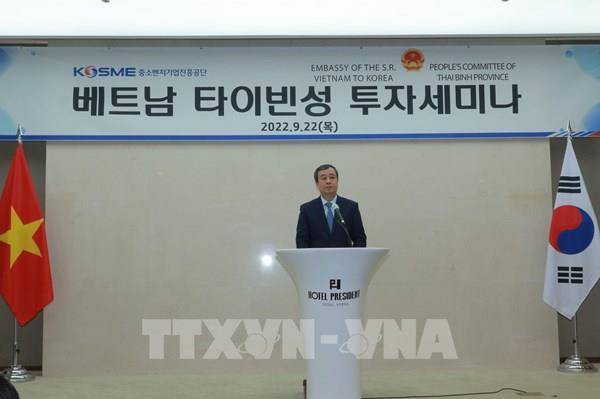 Thái Bình mời gọi các nhà đầu tư Hàn Quốc