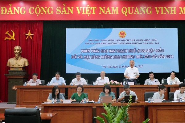 Giao hạn ngạch thuế quan nhập khẩu 109.000 tấn đường cho 7 doanh nghiệp