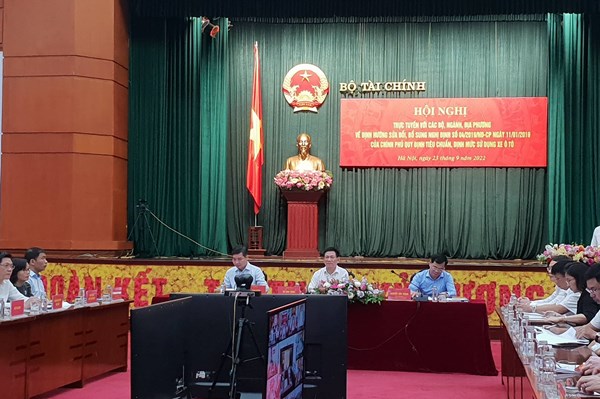 Dự thảo sửa đổi nghị định về ô tô công đề xuất tối đa 1,6 tỷ đồng cho ô tô chung