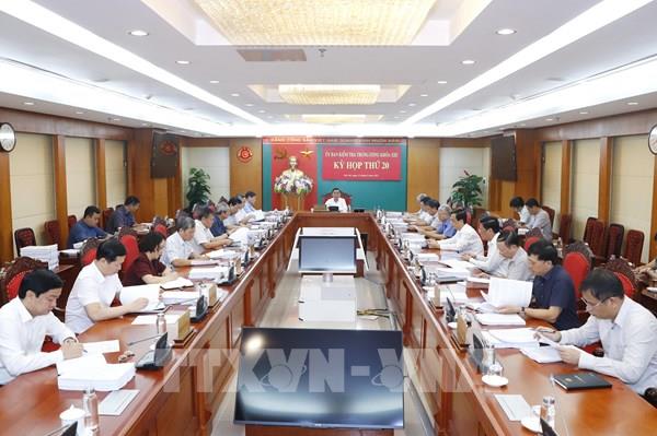  Kỳ họp thứ 20 của Ủy ban Kiểm tra Trung ương: Cảnh cáo Ban Thường vụ Đảng ủy Viện Hàn lâm Khoa học xã hội Việt Nam các nhiệm kỳ 2015 - 2020, 2020 - 2025