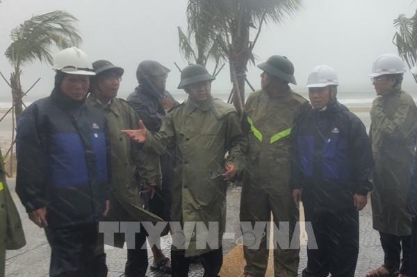 Kiểm tra công tác phòng, chống bão số 4 tại các địa phương ven biển Đà Nẵng