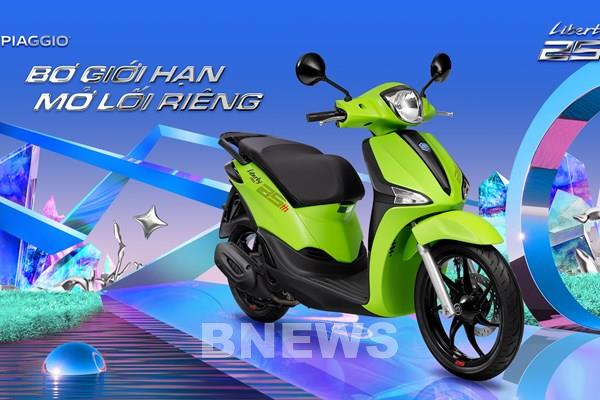 Piaggio Việt Nam ra mắt phiên bản đặc biệt Liberty màu mới kỷ niệm 25 năm