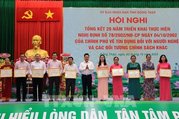 Đồng Tháp: Gần 800.000 lượt người được tiếp cận nguồn vốn tín dụng chính sách