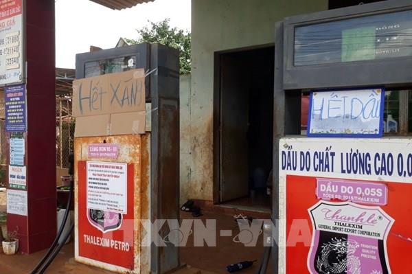 Sở Công Thương Bình Dương lên tiếng về cây xăng treo bảng “hết xăng còn dầu”