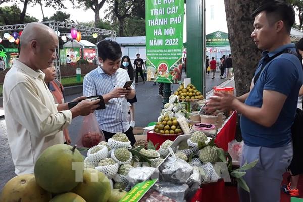 Gần 100 gian hàng tham gia Lễ hội trái cây Hà Nội năm 2022