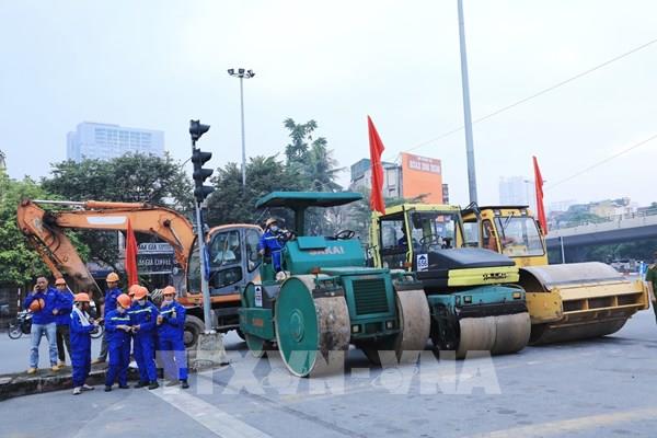 Hà Nội khởi công dự án tăng cường giao thông đô thị