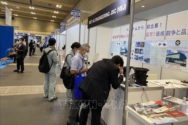 Sản phẩm công nghiệp hỗ trợ Việt Nam thu hút chú ý tại M-Tech Osaka 2022