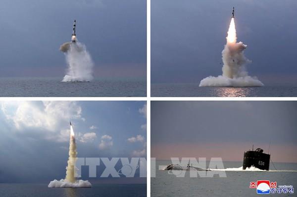 Nhật Bản: Tên lửa của Triều Tiên được phóng từ tàu ngầm, bay xa 350 km