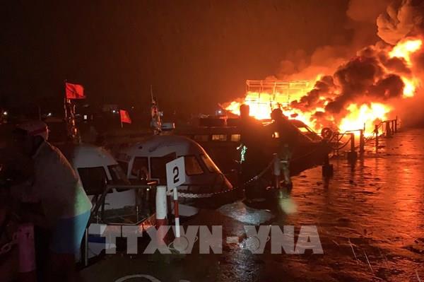 Quảng Nam: Hỏa hoạn tại bến thuyền du lịch