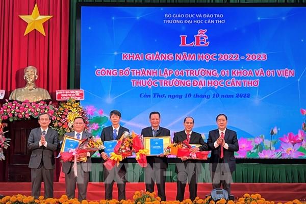 Thành lập 4 trường thuộc Trường Đại học Cần Thơ