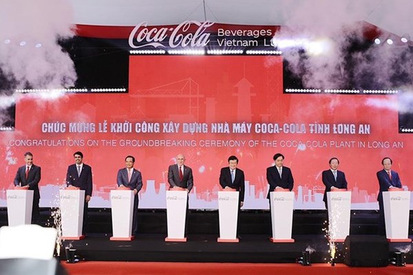Coca-Cola khởi công xây dựng nhà máy lớn nhất tại Việt Nam
